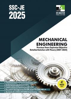 SSC-JE 2025 MECHANICAL ENGINEERING PREVIOUS YEARS TOPICWISE OBJECTIVE DETAILED SOLUTION WITH THEORY