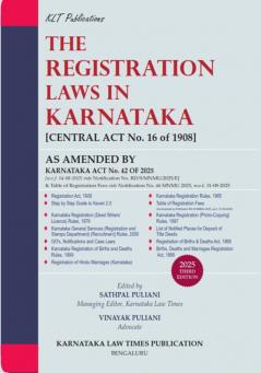 THE REGISTRATION LAWS IN KARNATAKA (2025 Third Edition)