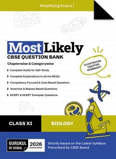 Gurukul by Oswal Biology Most Likely CBSE Question Bank : Class 11 Exam 2026