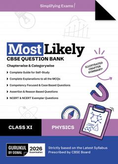 Gurukul by Oswal Physics Most Likely CBSE Question Bank : Class 11 Exam 2026