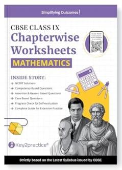 Key2practice Maths Chapterwise Worksheets : CBSE Class 9 For Exam 2026