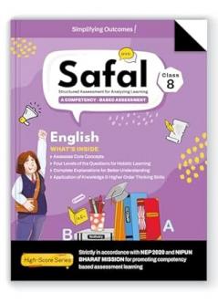 SAFAL Competency-Based Assessment English Book Class 8
