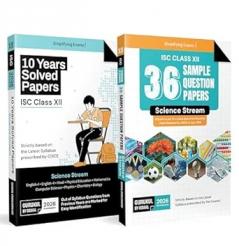 Gurukul by Oswal ISC Science Combo of 36 Sample Question Papers and 10 Years Solved Papers for Class 12 Exam 2026
