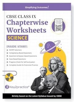 Key2practice Science Chapterwise Worksheets : CBSE Class 9 For Exam 2026