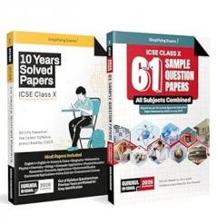 Gurukul by Oswal ICSE 10 Years Solved Papers and 61 Sample Question Papers Bundle for Class 10 Exam 2026 (Set of 2)