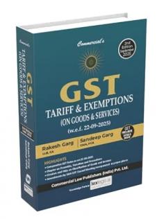 GST Tariff and Exemptions (on Goods & Services)