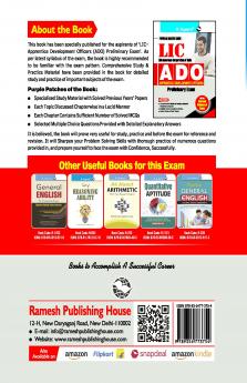LIC : ADO (Apprentice Development Officers)  Phase-I : Preliminary Exam Guide