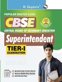CBSE – Superintendent (Tier-I) Exam Guide