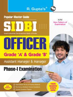 SIDBI – Officer (Grade A & Grade B) : Assistant Manager and Manager (Phase-I Exam) Guide