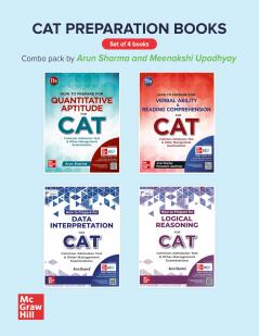 CAT combo - Quantitative Aptitude + Verbal Ability and Reading Comprehension + Logical Reasoning + Data Interpretation for CAT 2024 Exam | Latest edition 2024-25 | SET of 4 books  (Paperback Arun Sharma Meenakshi Upadhyay)