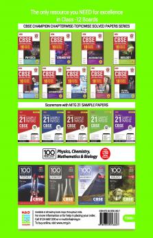 MTG CBSE 10 Years Chapterwise Topicwise Solved Papers Class 12 Biology - CBSE Champion For Exam 2023 (Paperback MTG Editorial Board)