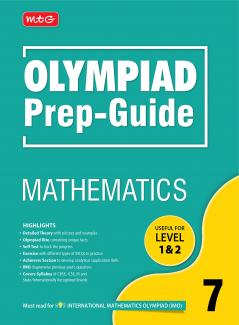 MTG Olympiad Prep-Guide Mathematics Class 7 - Detailed Theory Self Test with IMO Chapterwise Previous Year Question Paper For SOF 2023-24 Exam