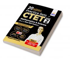 20 MEGA Practice Sets for CTET Paper 2 Mathematics & Science Based on New NEP Pattern