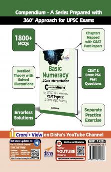 Basic Numeracy & Data Interpretation Compendium for UPSC IAS Prelims CSAT Paper 2 & State PSC Exams 3rd Edition