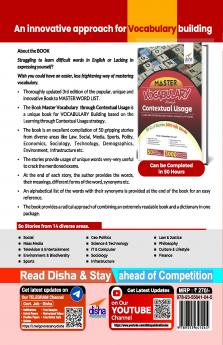 Mastering VOCABULARY through Contextual Usage for GRE MBA SAT Banking SSC Defence Railways & CAPF Exams 3rd Edition