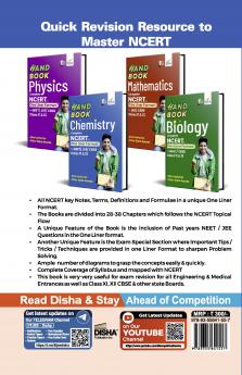 HandBook of Chemistry - Complete NCERT in One Liner Format for NEET/ JEE/ CBSE Class 11 & 12