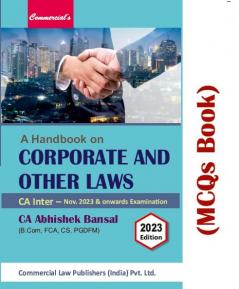 A Handbook on Corporate and Other Laws (MCQs Book)