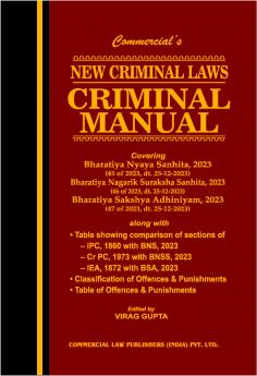 Commercial's New Criminal Laws - Criminal Manual Regular Edition 2024 Hardbound - 1 January 2024