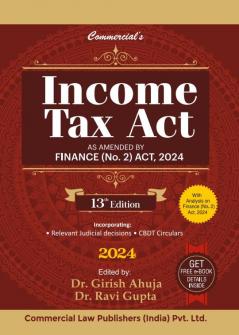 Income Tax Act As Amended by The Finance (No.2) Act 2024
