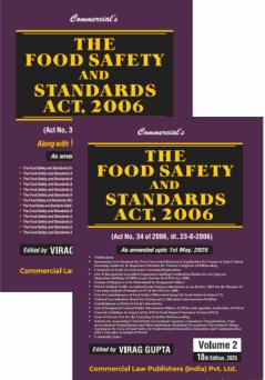 The Food Safety and Standards Act 2006 18th Edition 2025  (2 Vol. Set)
