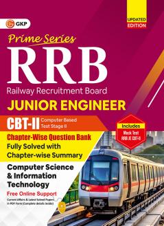 GKP RRB JE 2025–26 Question Bank – CBT-II Chapter-wise for Junior Engineer & Mock Test |Computer Science & Information Technology | Covers Technical & Non-Technical Sections| Prime Series