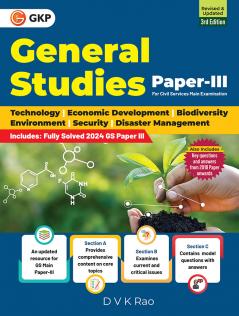 GKP UPSC 2025 : General Studies Paper III For Civil Services Main Examination 3e| GS Paper-III Guide