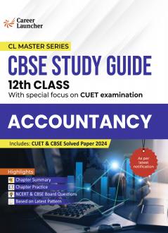 GKP Board plus CUET 2025 CL Master Series - Class 12 - Accountancy (CBSE Study Guide) byCareer Launcher