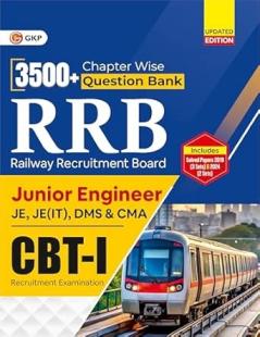 GKP RRB JE 2025-26 : Junior Engineer CBT I - 3500+ Chapter-wise Question Bank