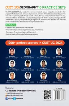 GKP NTA CUET-UG 2025 : 10 Practice Sets - Geography - (7 Mock Tests & 3 Solved Papers) by Career Launcher