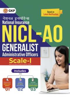 GKP NICL 2025 : AO Generalist - Administrative Officers Scale 1| National Insurance Company Limited (Includes Practice Set)