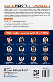 GKP NTA CUET-UG 2025 : 10 Practice Sets - History - ( 5 Mock Tests & 5 Solved Papers) by Career LauncherNTA