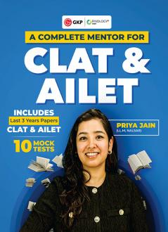 GKP CLAT & AILET 2026 : 10 Mock Tests| Includes 2023- 2025 Solved Papers| By Priya Jain