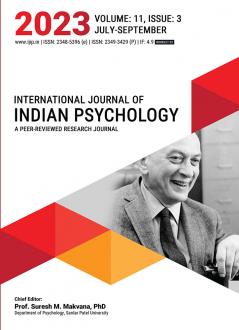 INTERNATIONAL JOURNAL OF INDIAN PSYCHOLOGY (VOLUME 11 ISSUE 3) BOOKLET NO 22