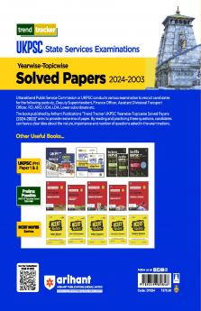 UKPSC (Pre & Mains Exam ) General Studies| Yearwise-Topicwise Solved Papers (2024-2003) | English Medium