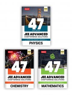 MTG 47 Years JEE Advanced (1978-2023) Chapter-wise Previous Years Solved Question Papers Physics Chemistry & Mathematics | JEE Advanced PYQ For 2025 Exam (Set of 3 Books)