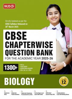 MTG CBSE Chapterwise Question Bank Class 12 Biology For 2026 Board Exam | As Per Latest CBSE Syllabus Released on 28 March 2025