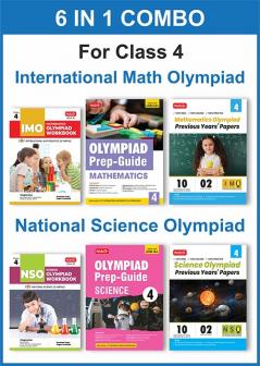 MTG Class-4 (Mathematics & Science) IMO-NSO Olympiad Workbook Prep-Guide & Previous Years Papers (PYQs) with Mock Test Paper - SOF Olympiad Books For 2024-25 Exam (Set of 6 Books)