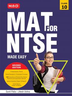 MTG MAT FOR NTSE MADE EASY CLASS-10 | Comprehensive Theory | 3500+ Question of Reasoning & Quantitative Aptitude | NTSE Sample Questions & Previous Years Solved Papers