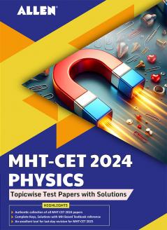 MHT-CET 2024 Physics Topicwise Test Papers with Solutions in English by ALLEN