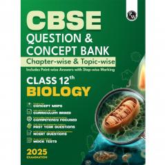 PW CBSE Question & Concept Bank (QCB) Class 12 Biology 2024 - 2025 Chapter-wise and Topic-wise Solved Questions