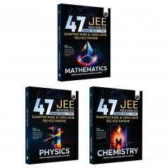 PW 47 Years Physics Chemistry and Mathematics Combo Set of 3 Books Chapterwise and Topicwise Solved Papers PYQ of JEE Advanced 1978 to 2024