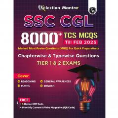 PW Selection Mantra For SSC CGL Tier 1 & 2 Exams 8000+ TCS MCQs Till Feb 2025 l Chapterwise & Typewise Questions | Reasoning General Awareness Maths English with 5 Online CBT Tests