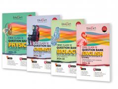 Educart CBSE Class 12 Question Bank PHYSICS CHEMISTRY BIOLOGY & ENGLISH 2024-25 Bundle (Set of 4 Books) For 2025 Board Exams (As per latest CBSE Syllabus 23 Mar 2024)