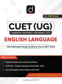 CUET (UG) ENGLISH LANGUAGE 2025 | Drishti CUET | Central Universities Exam Books
