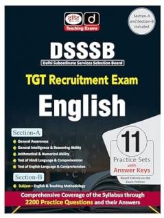 Drishti IAS DSSSB TGT English | Teachers Entrance Exam Books