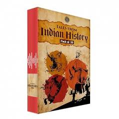Tales from Indian History | Buddha Shivaji & More | Illustrated Comic Book Set | Iconic Indian Leaders for Kids & Adults | Amar Chitra Katha – Pack of 10