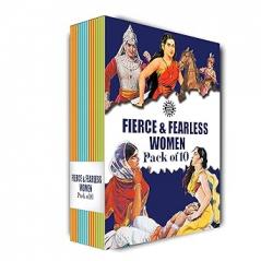 Fierce & Fearless Women of India - Pack of 10 | Queens & Warriors | Indian History Culture & Mythology | Inspirational Comic Stories for Kids & Adults | Illustrated Book Set | Amar Chitra Katha