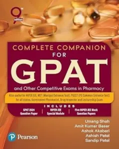 2025 - Complete Companion for GPAT | Other Entrance Examination in Pharmacy | Includes GPAT 2024 Question Paper | NIPER JEE Special Module and 5 Mock Question Papers | 9th Edition |