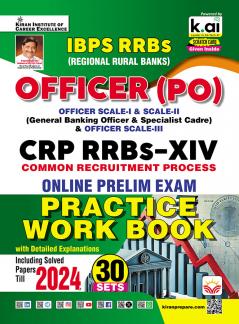 IBPS RRBs Officer PO CRP XIV Practice Work Book Till 2024 Solved Papers Included (English Medium) (5675)