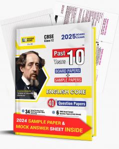 Shivdas CBSE Class 12 Previous 10 Years Question Papers (2015-2024) Fully Solved English Core and 10+ CBSE Sample Papers Delhi and OD All Sets (IIIIII) for 2025 Board Exams | Latest Syllabus